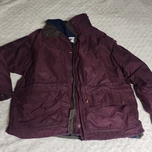 Vintage Women Burgundy Jacket